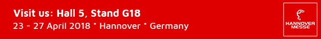 Hannover Messe 2018 banner